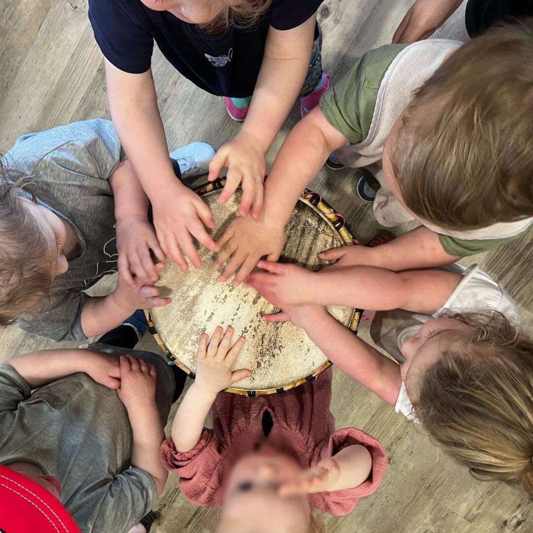 Children on African Drum